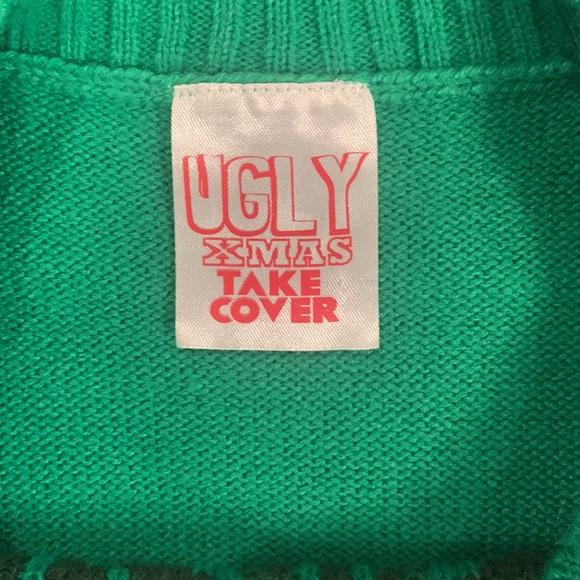Kids large or ladies X Small Ugly Christmas Holiday Sweater - Picture 3 of 7